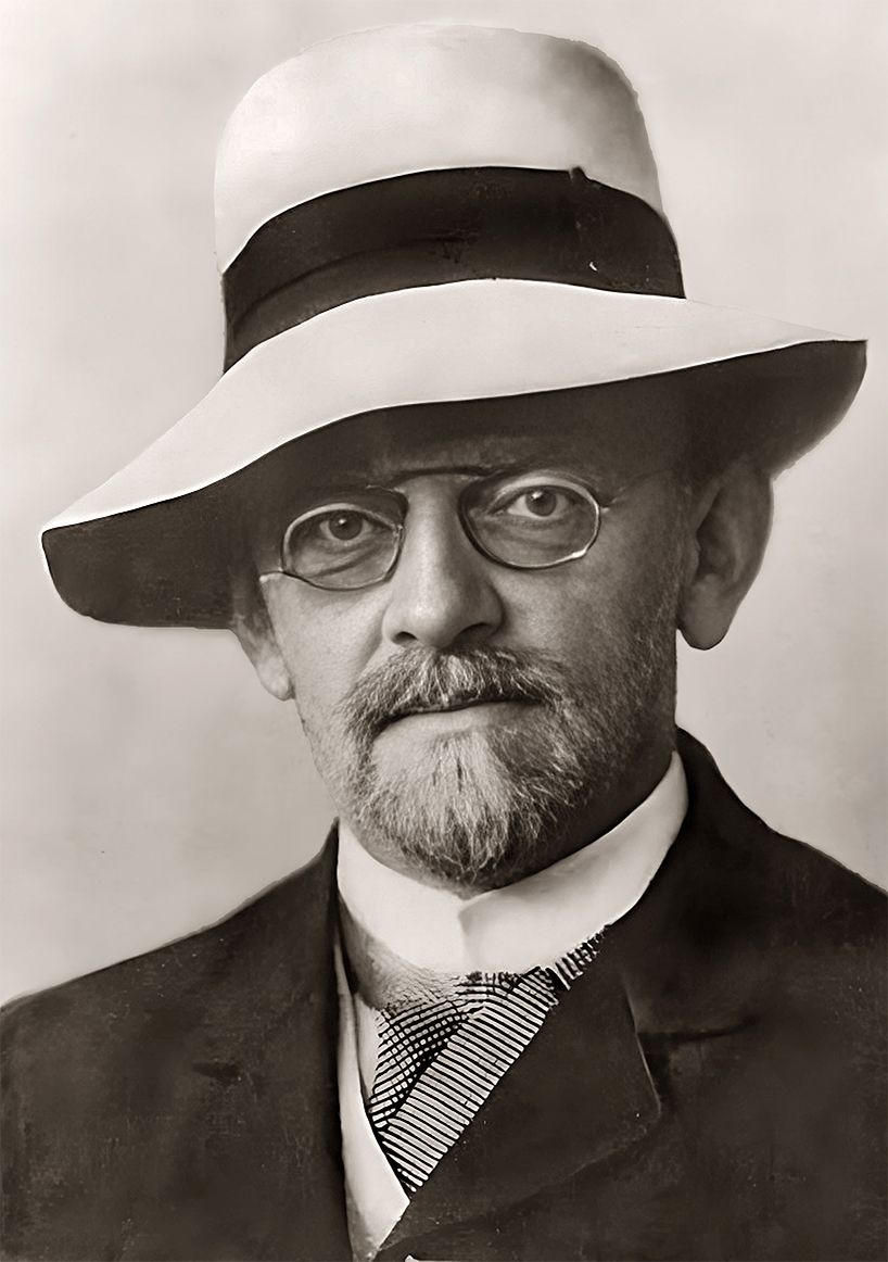 Photographic portrait of David Hilbert