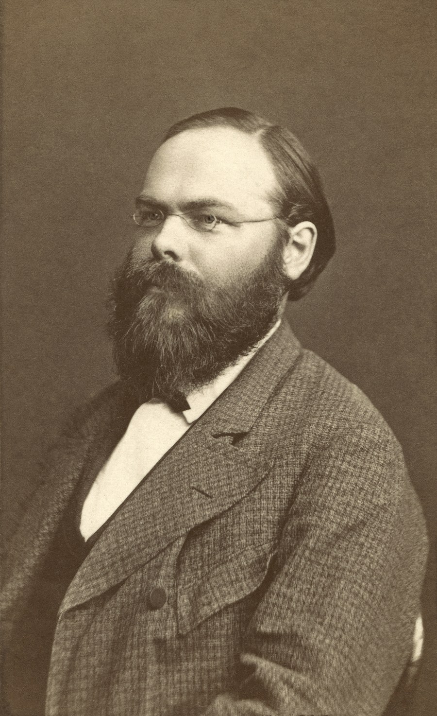 Photographic portrait of Hermann Amandus Schwarz by Louis Zipfel, c. 1890